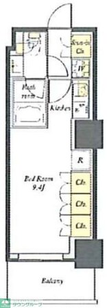 プライムメゾン板橋の物件間取画像